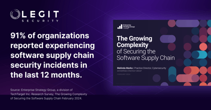 Legit Security | New Survey Finds a Paradox of Confidence in Software Supply Chain Security. Get results of and analysis on ESG's new survey on supply chain security.