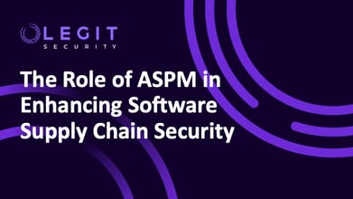 Legit Security | The Role of ASPM in Enhancing Software Supply Chain Security. ASPM plays an essential role in optimizing your software supply chain security. Learn more about this critical facet of the SDLC and what the future holds for ASPM.